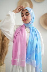 Gradient Chiffon Scarf